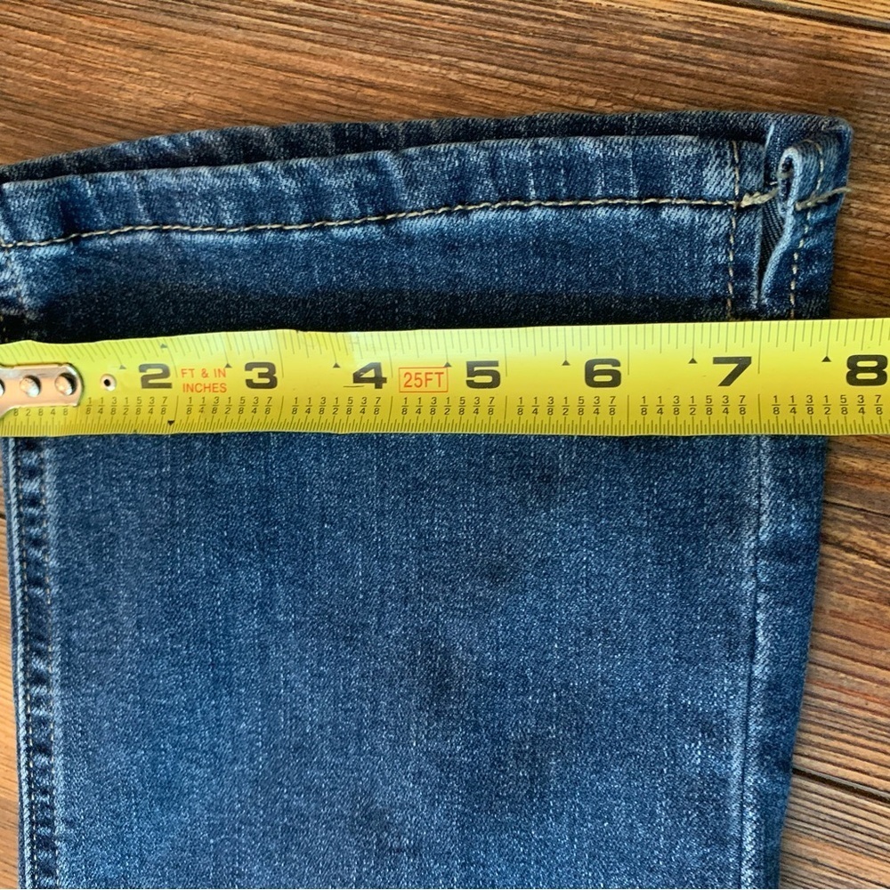 Vintage Y2K Lee Capri Jeans Size 12 32" Waist Denim Pants Womens - Picture 10 of 12
